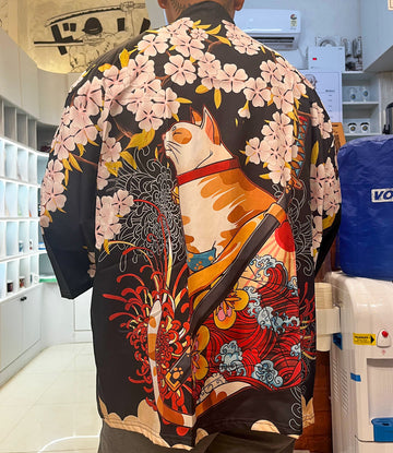 Cat Sakura Kimono