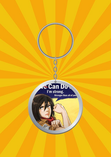 She Can Do keychain