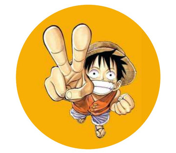 Straw Hat Smile STICKER