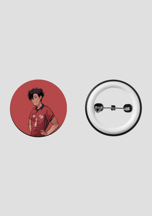 Solo Red Anime badge