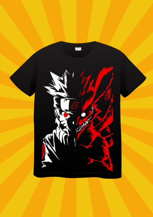 Ninja Spirit Unleashed: Naruto Uzumaki T-Shirt