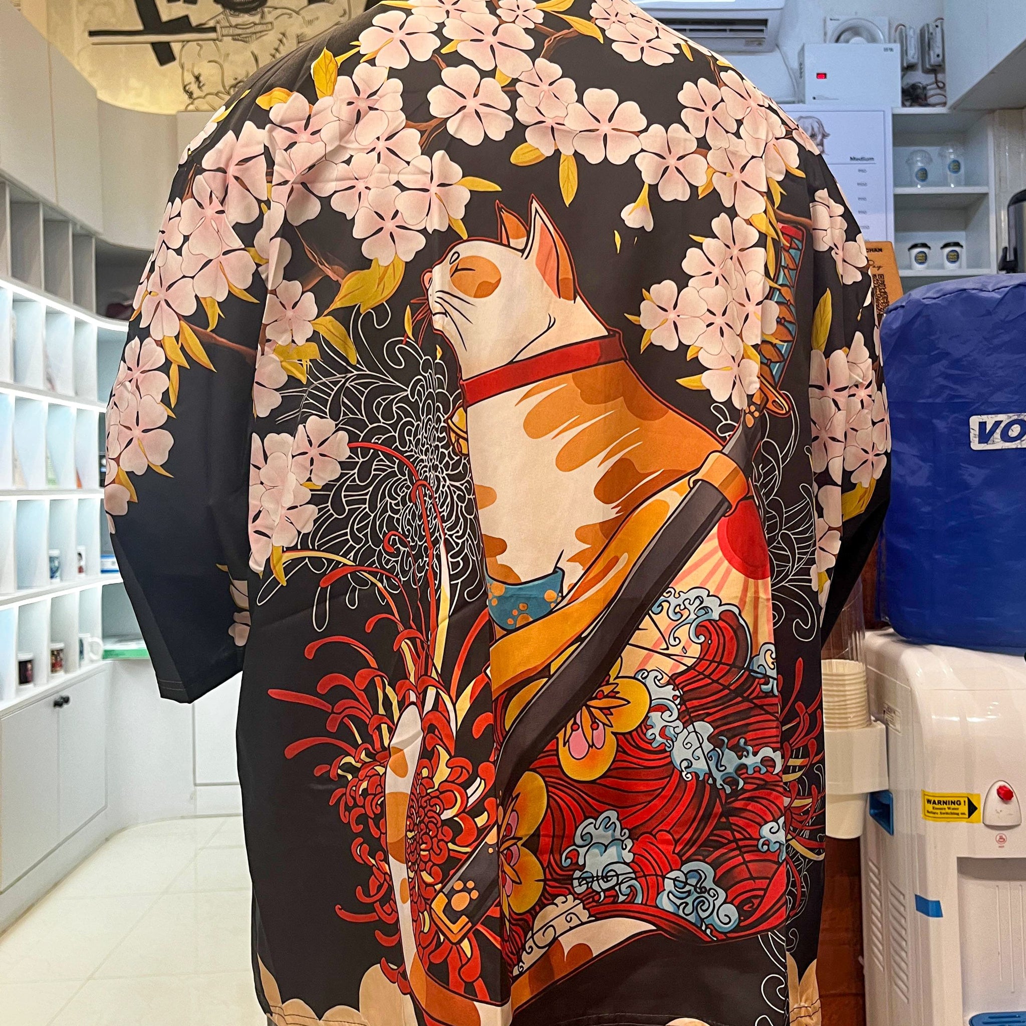 Cat Sakura Kimono