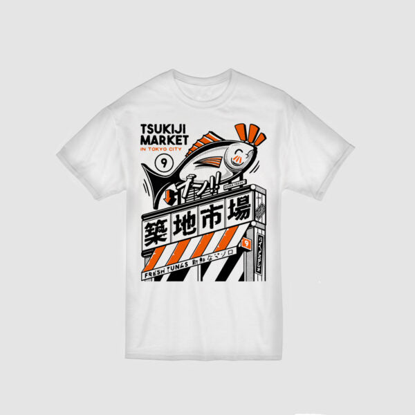 Tsukiji Fish Market Japan Tshirt