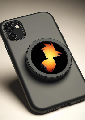 Super Saiyan Silhouette Pop Up Stick