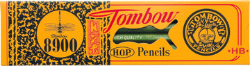TOMBOW 8900 HIGH QUALITY GRAPHITE PENCIL, PAPER CASE OF 1 DOZEN PENCILS, HB