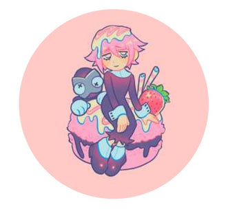 pink theme STICKER