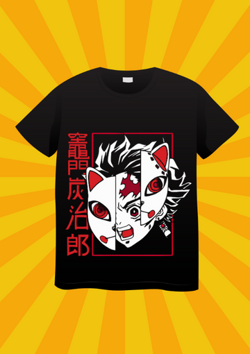 Anime Black T-Shirt