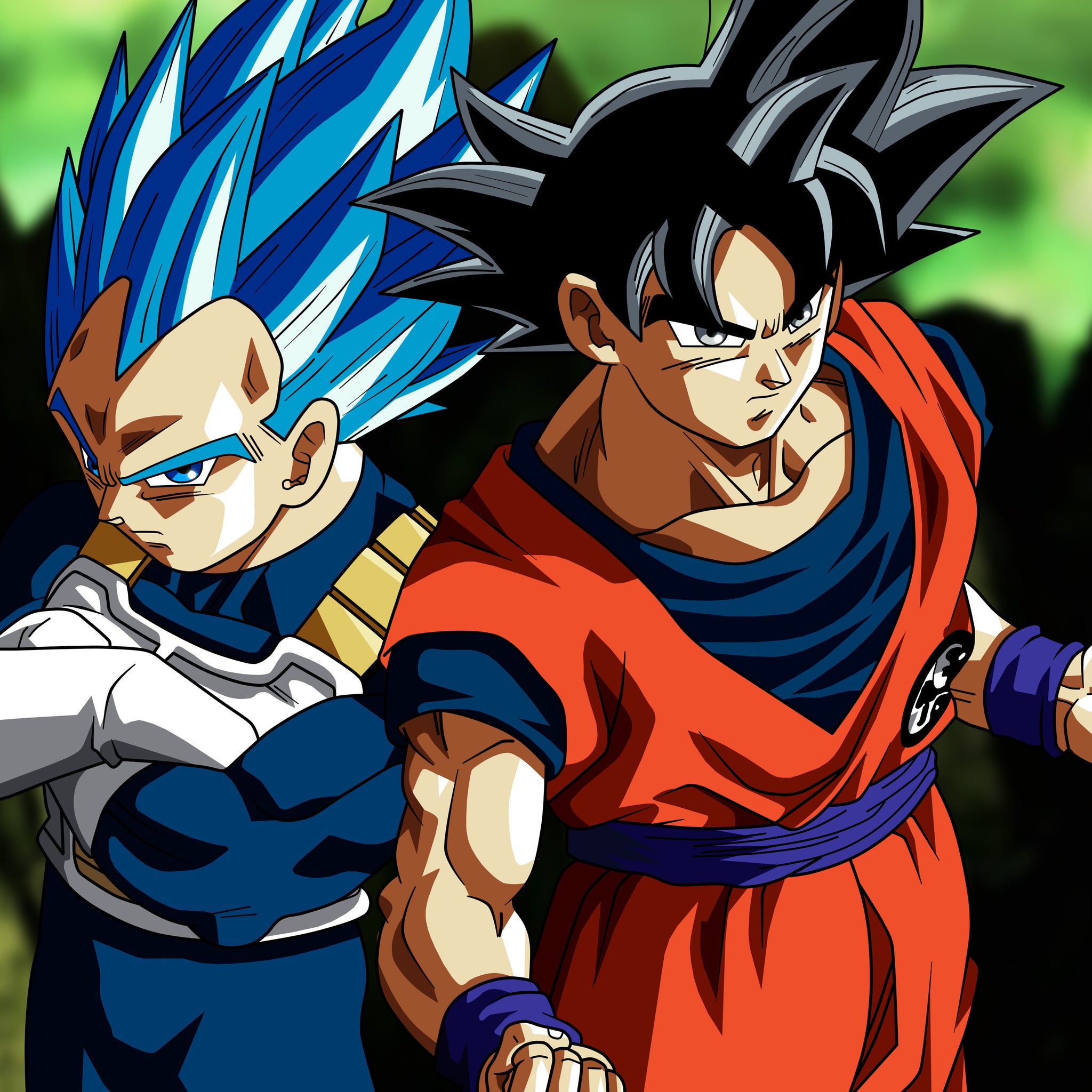 son-goku-vegeta-in-dragon-ball-super-A3 POSTER